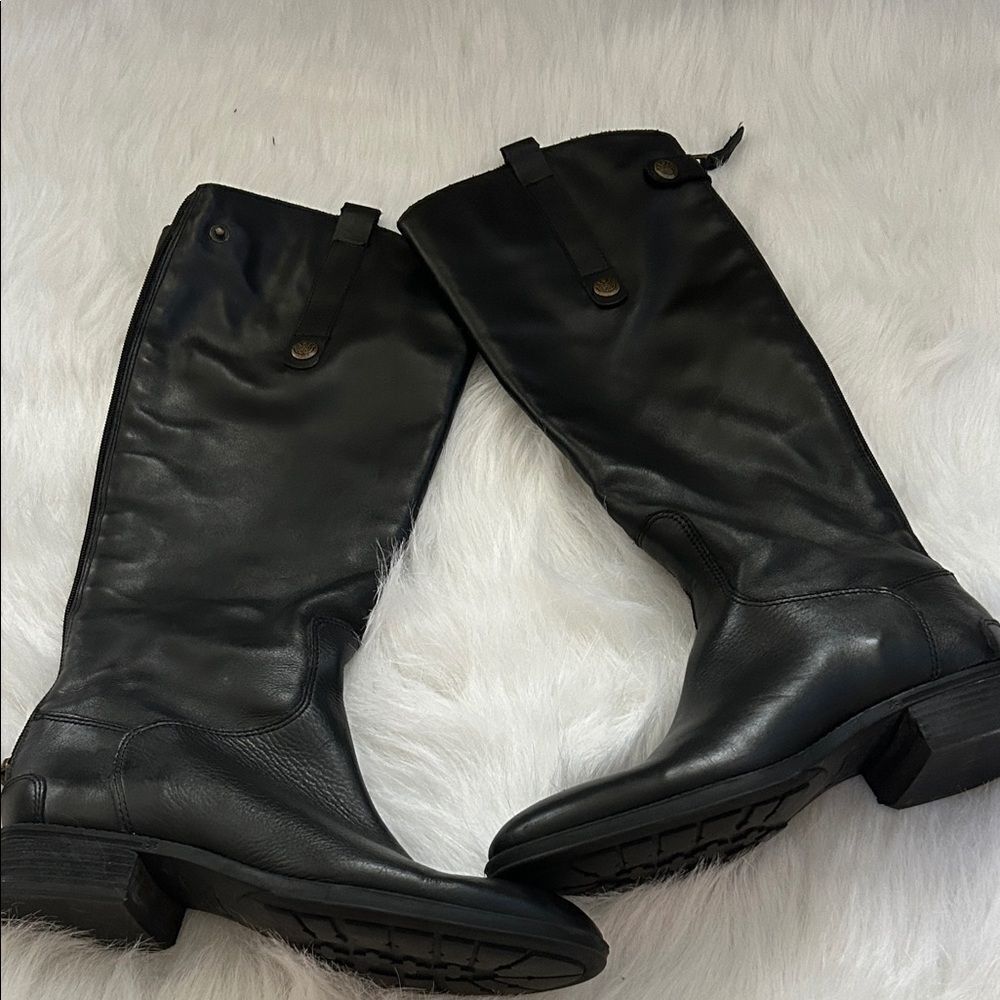 Sam Edelman Black Penny leather boots - Picture 4 of 9